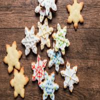 Magical Sparkling Snowflakes: Christmas Butter Biscuits-Cookies image