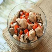 Marinated Mushrooms with Red Bell Peppers_image