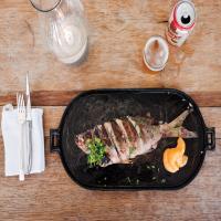 Grilled Fish with Tangerine and Marjoram image