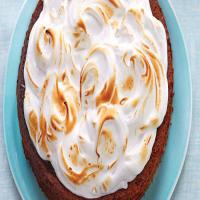 Flourless Chocolate-Almond Torte with Cherry Preserves and Kirsch Meringue_image