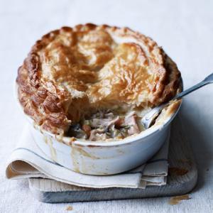 Chicken, Ham, and Tarragon Pie Recipe | Epicurious.com_image
