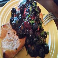 Copper River King Salmon With Berry-Ginger Salsa image