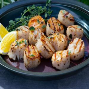 Quick Marinated Grilled Scallops_image