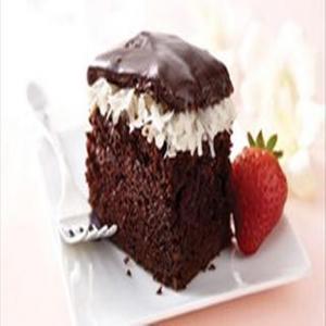 BAKER'S Chocolate-Coconut Cake_image