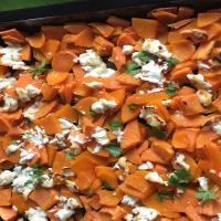 Roasted Squash and Sweet Potatoes with Goat Cheese image