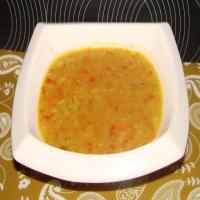 Roasted Red Pepper and Lentil Soup image