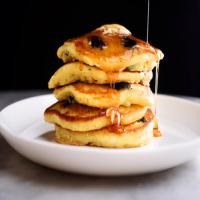 Cornmeal-Blueberry Pancakes image