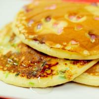 Pancakes With Sprinkles and Honey_image