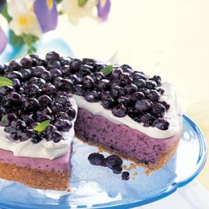 No-Bake Blueberry Cheesecake with Graham Cracker Crust Recipe - (4.3/5)_image