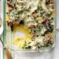 Mozzarella & Spinach Breakfast Casserole image