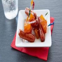 Slow-Cooker Pineapple Glazed Cocktail Sausages_image