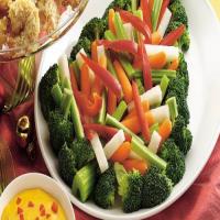 Vegetable Tree with Nacho Cheese Dip_image