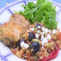 Greek Chicken With Orzo image