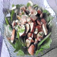 Spinach & Mushroom Salad image