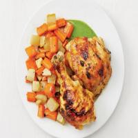 Sheet-Pan Curried Chicken and Root Vegetables image