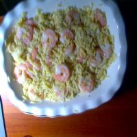 Yummy Orzo Pasta With Shrimp image
