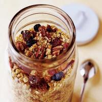 Crunchy granola with berries & cherries image