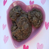 Chocolate Fudge Cookies With Toffee & Dried Cherries image