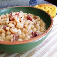 White Beans & Ham - Crock Pot Version Recipe - (4.3/5) image