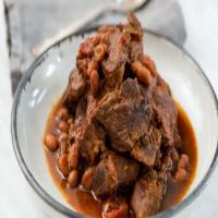 Red Chile Steak with Beans_image