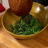 Steamed Asian Greens with Honey Soy Sesame Dressing_image