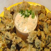 Fried Okra Cajun Style With Remoulade Sauce_image
