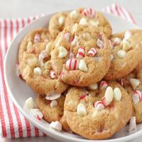 Peppermint White Chocolate Chip Cookies image