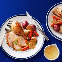 Roasted Chicken with Lemon Sauce_image