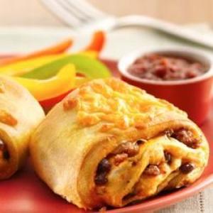 Beef and Bean Crescent Burritos_image