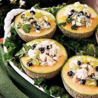 Cantaloupe with Chicken Salad_image