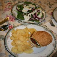 Danish Burgers W/ Herb Caper Sauce and a Mod Salad_image