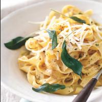 Fettuccine with Brown Butter and Sage image