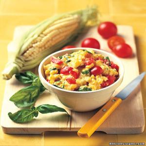 Corn Dip with Tomatoes and Basil_image