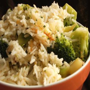 Cheesy Rice and Broccoli image