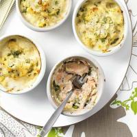 Smoked trout fish pies image