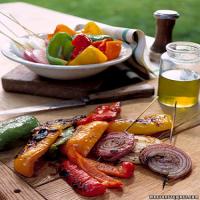 Grilled Mixed Peppers and Onions_image