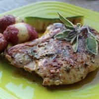 Pork Cutlets With Maple, Mustard and Sage Sauce image