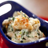 Spinach and Artichoke Baked Whole Grain Pasta_image