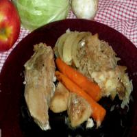 Crock Pot Country Ribs With Apples and Sauerkraut image