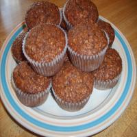 Chocolate Oatmeal Walnut Muffins_image
