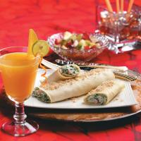 Ham and Spinach Crepes image