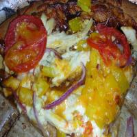 BBQ Chicken and Blue Cheese Pizza_image