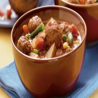 Slow-Cooker Meatball Stone Soup image