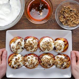 Grilled Peach Parfaits Recipe by Tasty_image