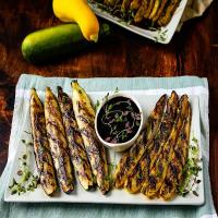 Grilled Squash With Balsamic Drizzle_image