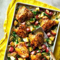 Pan-Roasted Chicken and Vegetables image