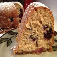 Blackberry and Peach Coffee Bundt Cake image