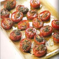 Slow Roasted Tomatoes with Garlic and Oregano image