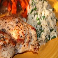 Chicken Tenders With Lemon Spinach Rice_image