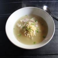 Chicken soup with orzo image